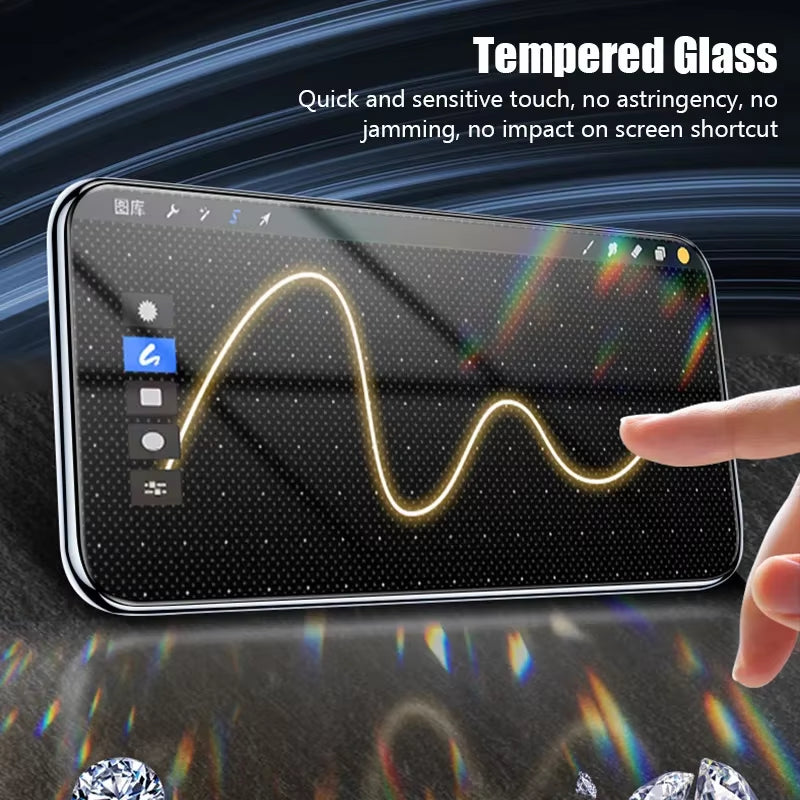 5PCS Tempered Glass for Redmi Note 13 12 11 10 14 9 8 7 Pro plus 5G 12S 11S 10S 9S Protective Glass for Redmi 12C 10C 14C 9T 13