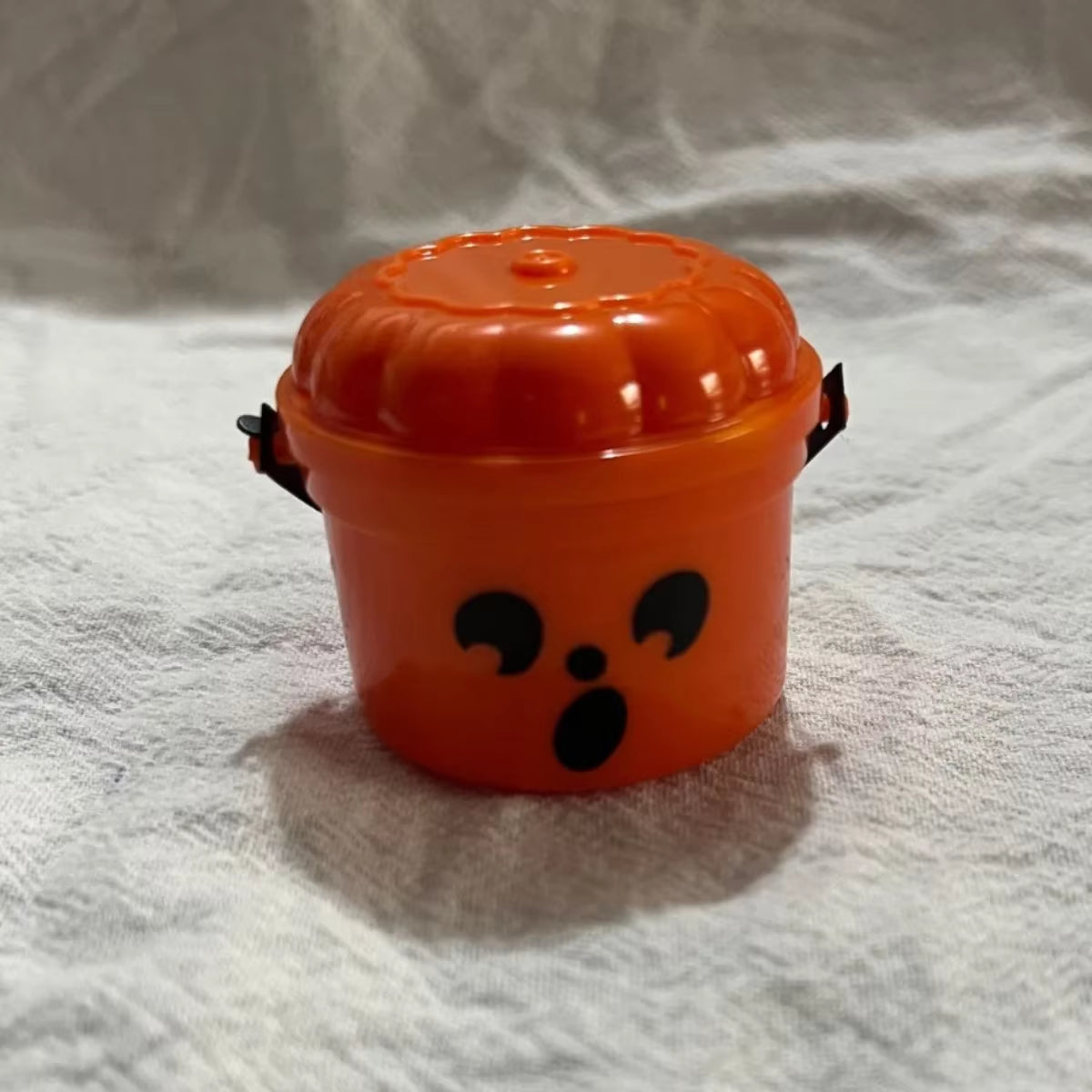 Halloween Pumpkins Small Bucket Mini Pumpkin Shape Candy Jar Basket Party Holiday Decorations Gift Trick or Treat Basket