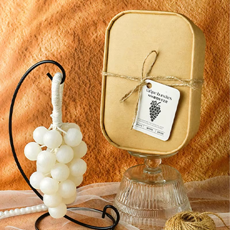 Handmade Soap Bar,Pearl Grape Bunches Bathing & Washing & Cleaning & Nourishing Gift Box Soap,Plant Extraction Mild Remove Dirt