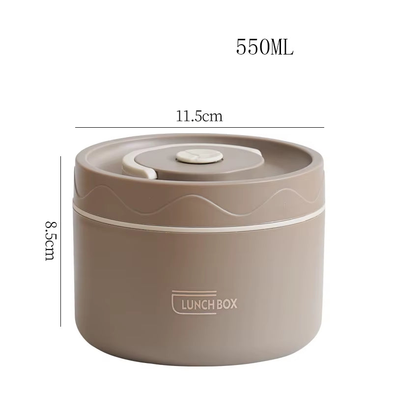 Portable Thermos Lunch Box Set Stackable Bento Box for Kids Adults School Picnic Fruit Salad Food Container Insulated Lunch Bag