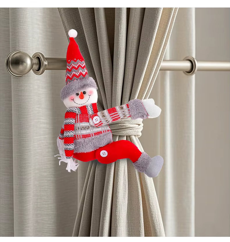 1/2/4/6/8Pcs Christmas Dining Chair Back Cover Xmas Gifts Kitchen Chair Slipcover Christmas Chair Decoration Cover Home Party
