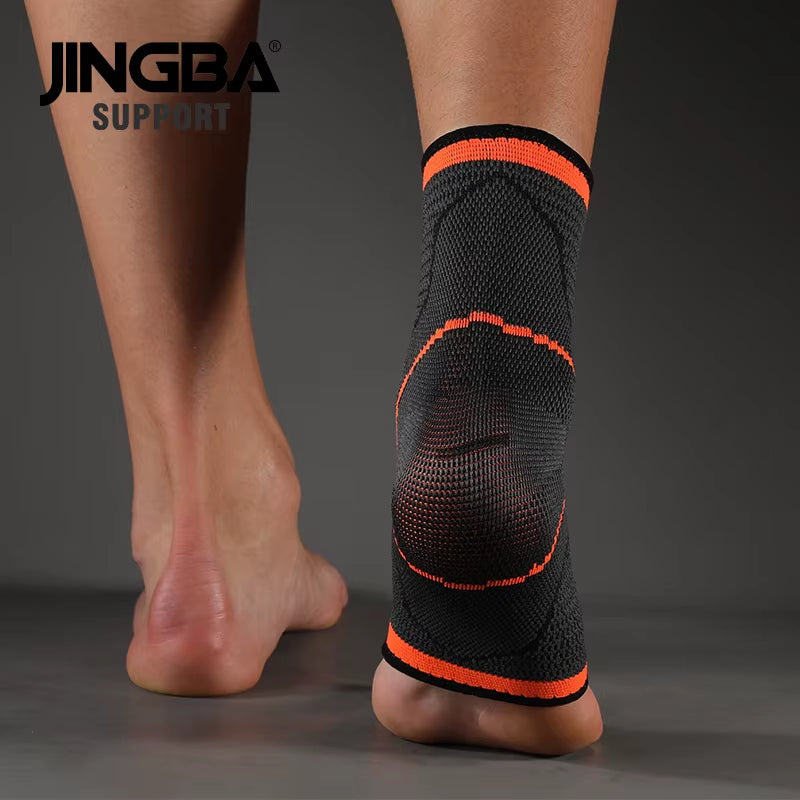 1PCS 3D Compression Nylon Ankle Support Protector Football Basketball Ankle Brace Protective Tobillera Deportiva