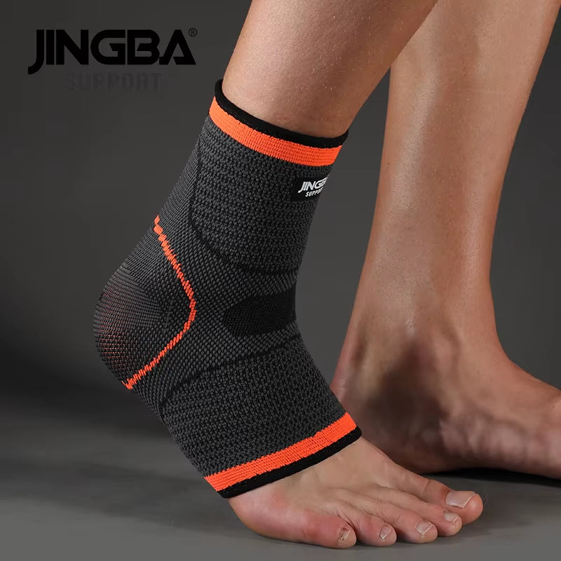1PCS 3D Compression Nylon Ankle Support Protector Football Basketball Ankle Brace Protective Tobillera Deportiva