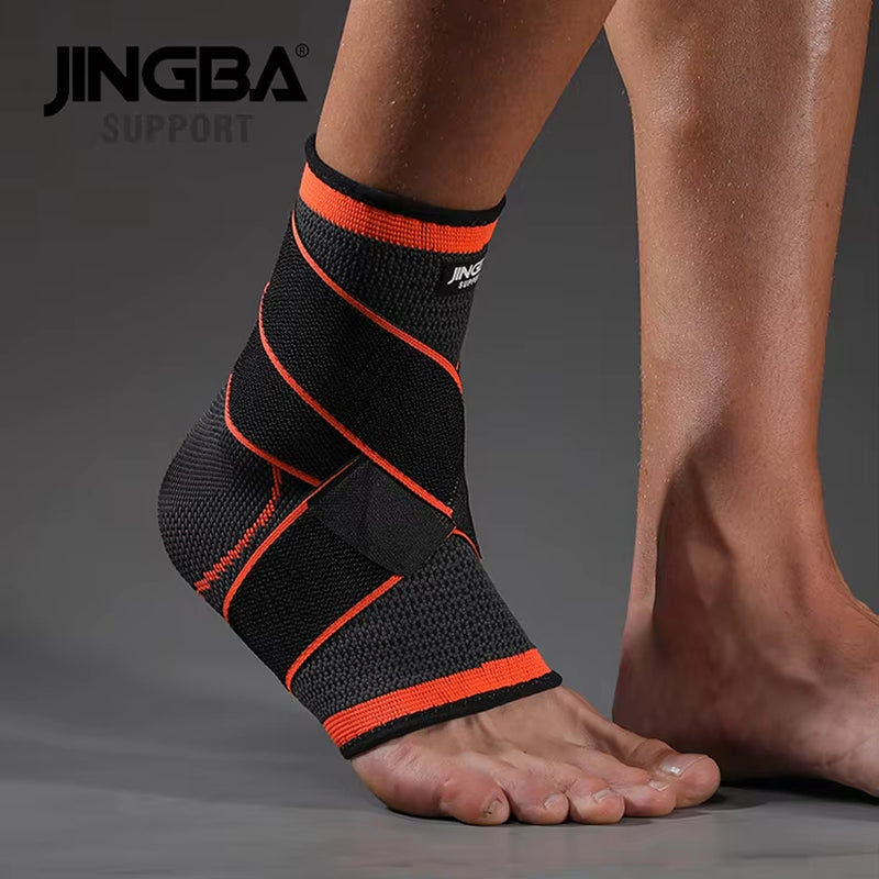 1PCS 3D Compression Nylon Ankle Support Protector Football Basketball Ankle Brace Protective Tobillera Deportiva