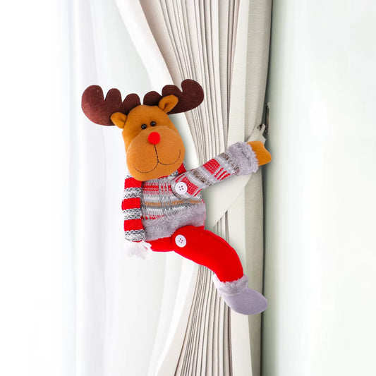 1/2/4/6/8Pcs Christmas Dining Chair Back Cover Xmas Gifts Kitchen Chair Slipcover Christmas Chair Decoration Cover Home Party