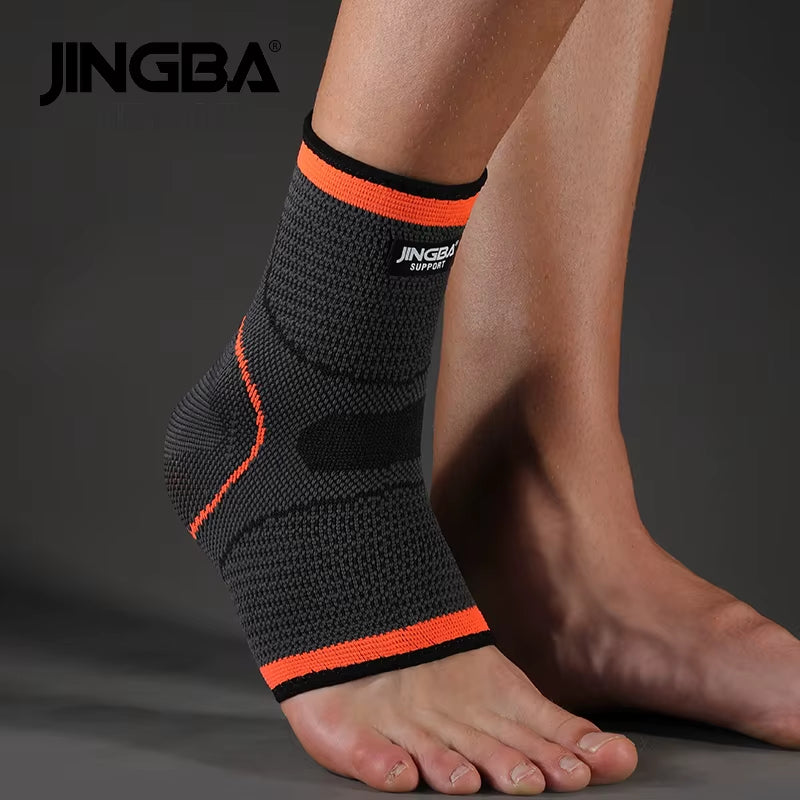 1PCS 3D Compression Nylon Ankle Support Protector Football Basketball Ankle Brace Protective Tobillera Deportiva