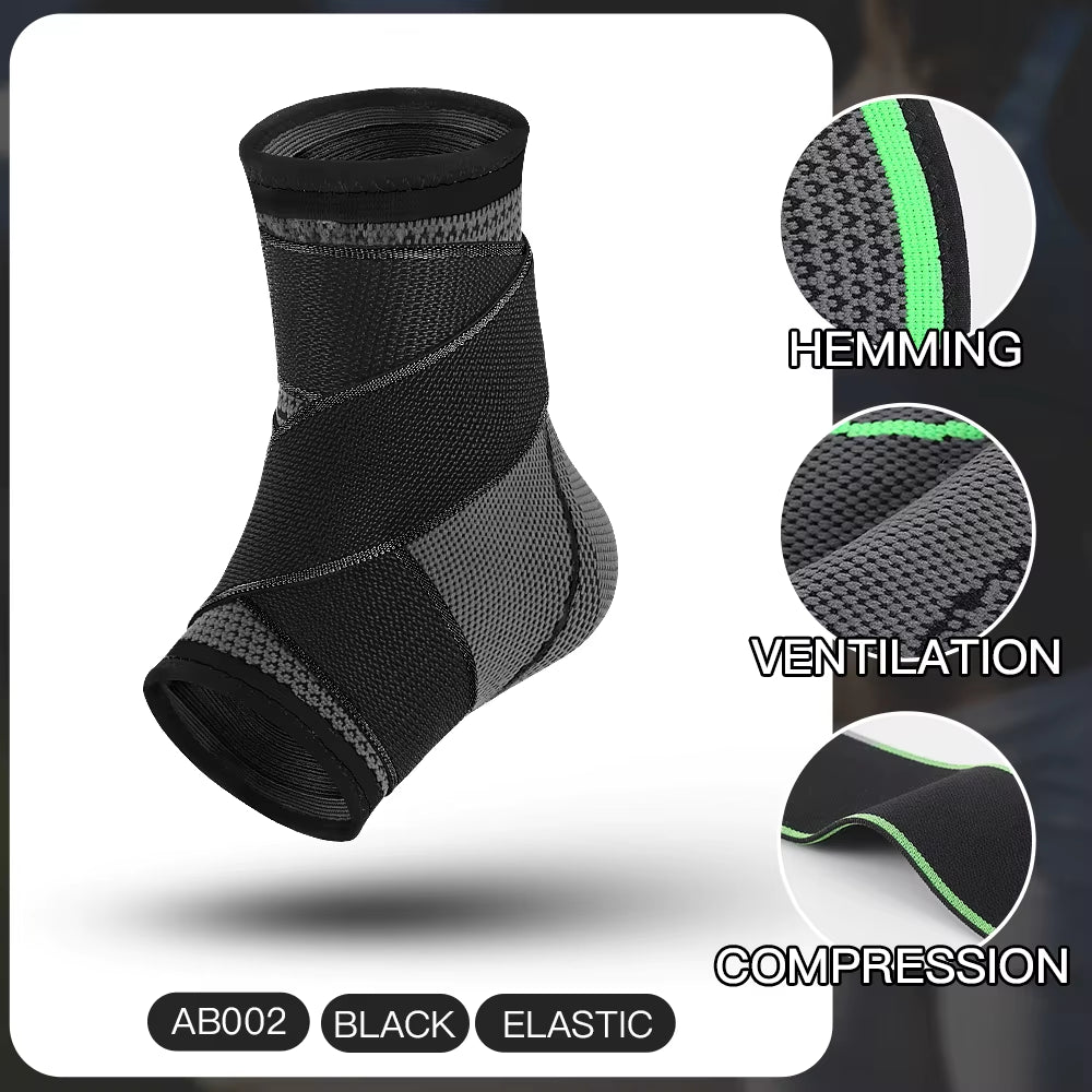 1PCS Pressurized Nylon Bandage Ankle Support Protector Basketball Ankle Brace Power Weightlifting Tobillera Deportiva